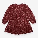 Dress long sleeve plum floral