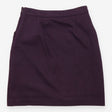 Aubergine Sixties Ponte A-Line Mini Skirt