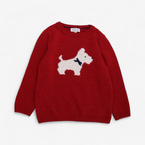 red scottie dog sweater 