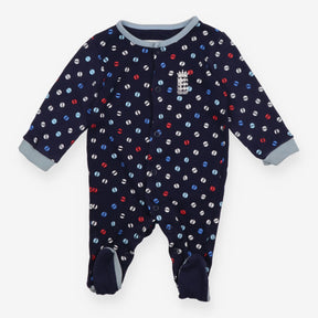 Navy England Cricket Sleepsuit