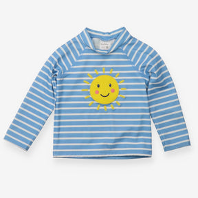 Rash Vest Blue Striped Sunshine