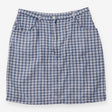 Mini Skirt Cotton Check Blue White