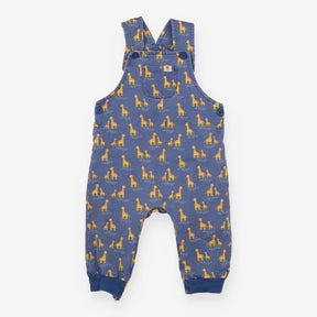 Blue Giraffe Dungarees