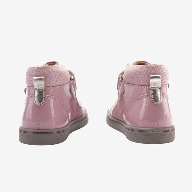 Discover dusty lilac patent boots