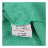 Long sleeve t-shirt green pointelle