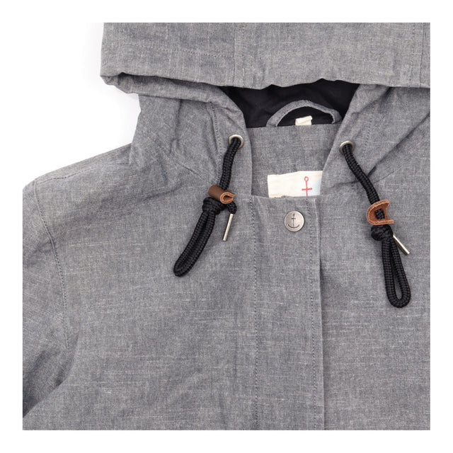 Grey Waterproof Cotton Hooded Sail Maker