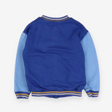 Jacket blue jersey bomber style digger