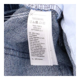 Midi Denim Skirt Front Split Raw Hem Eco Denim Dar