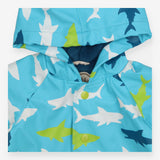 Fishermans Coat Blue Shark Print