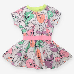 Dress Short Sleeve Looney Tunes