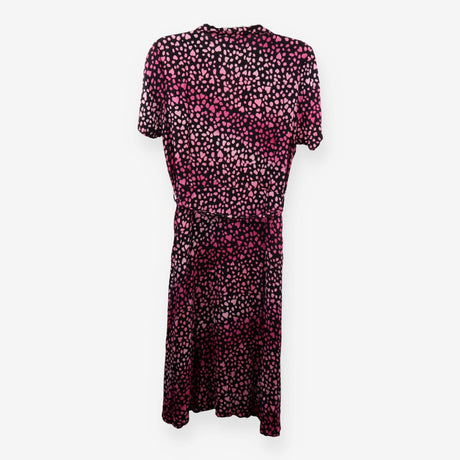 Sugarhill Brighton Pink Heart Button midi dress