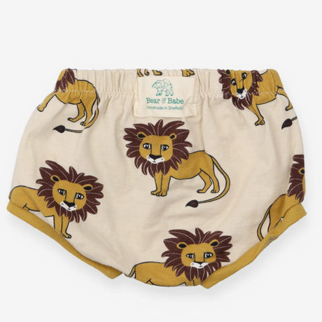 Bummies Cream Lion Print