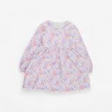 Lavender Floral Jumper Dress 