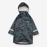 Coat navy rainbow ramble