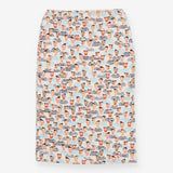 Skirt white with sailors 