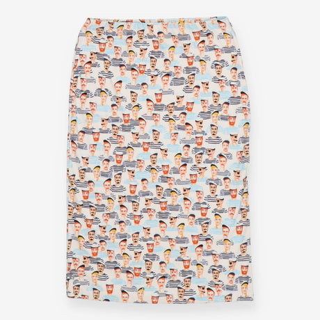 Skirt white with sailors 