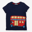 T-shirt navy bus