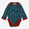 Bodysuit Long Sleeve Green Rocket