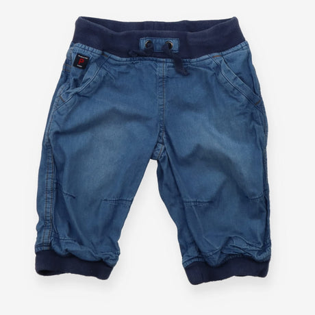 Jeans blue stretch waist cuffs