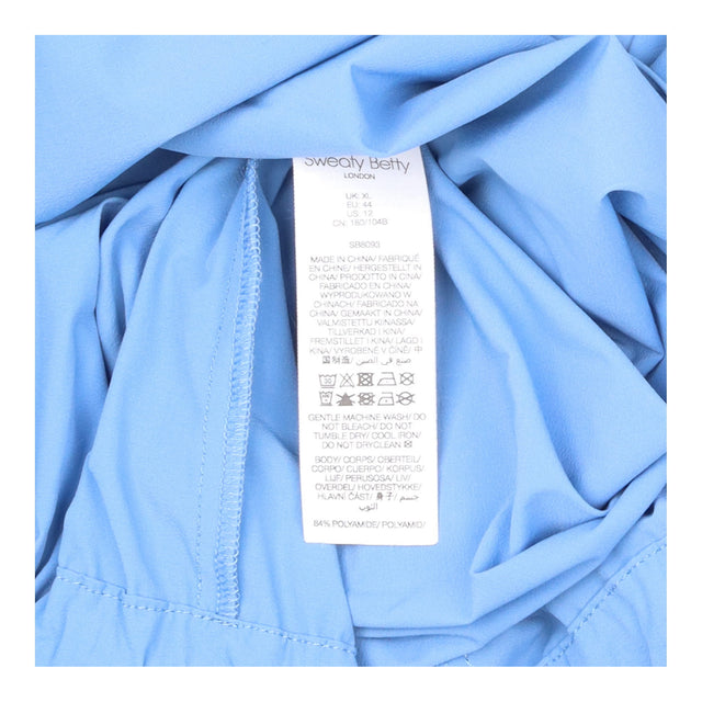 Jumpsuit Blue Wide Leg Drawstring Cami