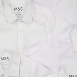 School Shirts White 6-Pack