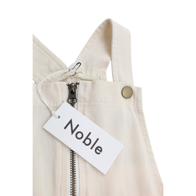 Overalls oatmilk cotton with zip