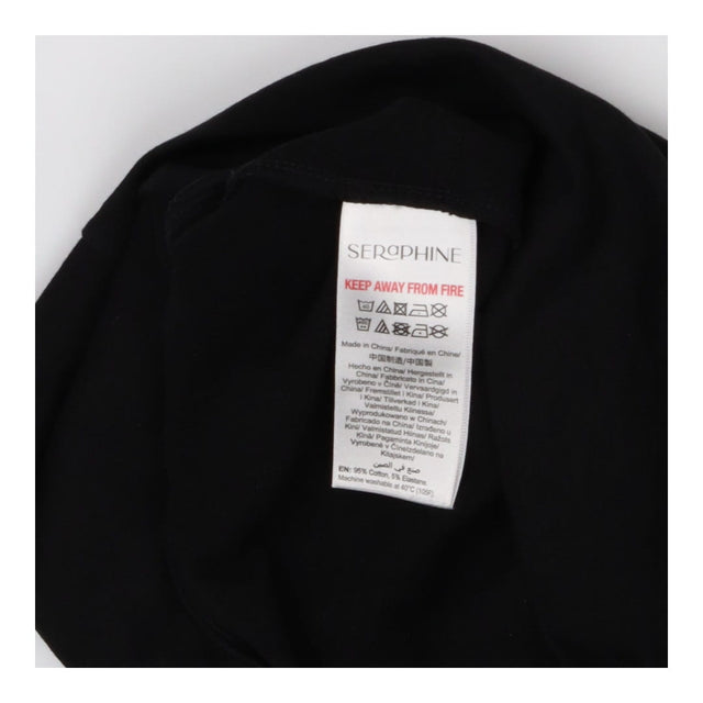Black overbump maternity everyday work trousers