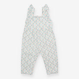 Dungarees with Hearts and Flowers