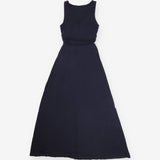 Black Knot Front V-Neck Sleeveless Jersey Maxi Dre