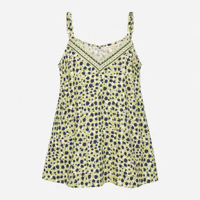 Top Cami Embroidered V-Neck Animal Spot Strappy Gr