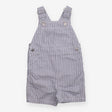 Jersey Shortie Dungaree Blue and White Strip
