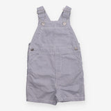 Jersey Shortie Dungaree Blue and White Strip