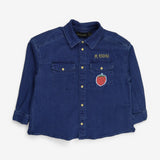 Denim Shirt Strawberry Pocket