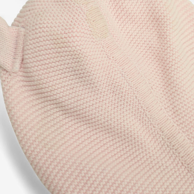 Knit cardigan pink cat hood