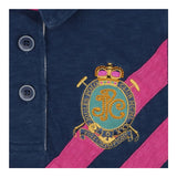 T-shirt blue and pink polo shirt
