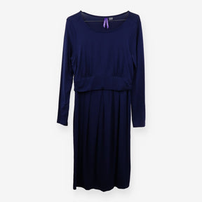 Seraphine Royal Blue Maternity Dress