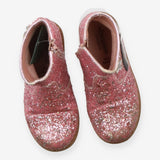 Boots pink sparkle rainbow stars