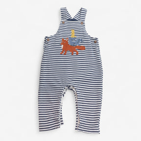Dungarees Blue and White Stripe Fox and Friends St