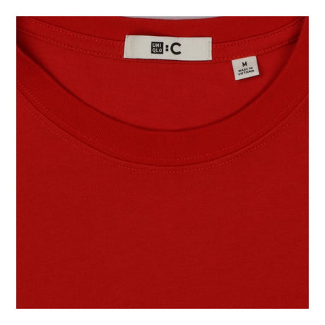 Box Crewneck T‑Shirt Red, 100% Cotton