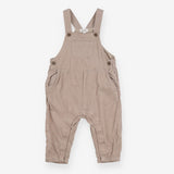 Beige cord dungarees