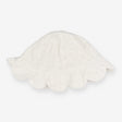 White Flower Stitching Sun Hat