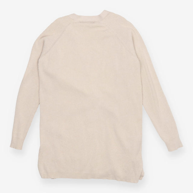 M&S Collection Cream Ribbed Longline Cardigan
