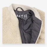 Sherpa Bomber - Cream with Grey Lining