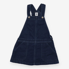 Pinafore dark blue denim