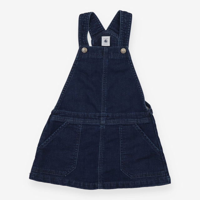 Pinafore dark blue denim