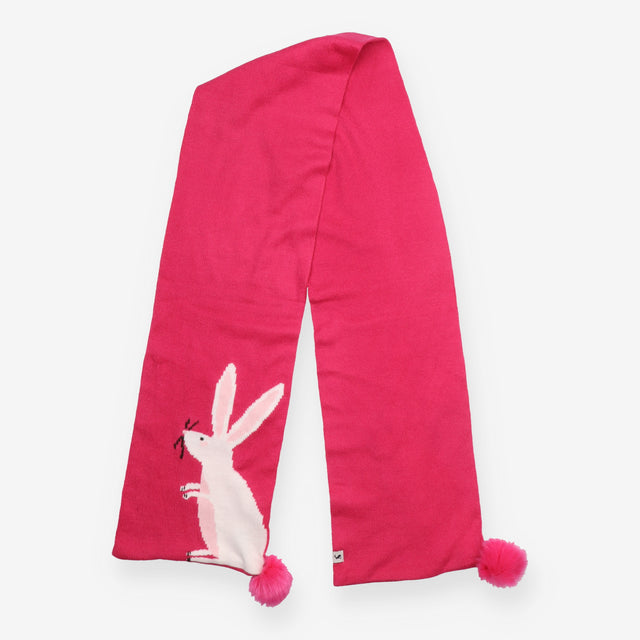 Hot Pink Bunny Scarf