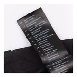 Trousers Black Wide Leg High Waist Elasticated Bac