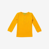 Gold Long Sleeve Henley
