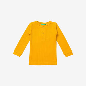 Gold Long Sleeve Henley