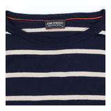 Navy Stripe Fine Knit Lightweight Jumper